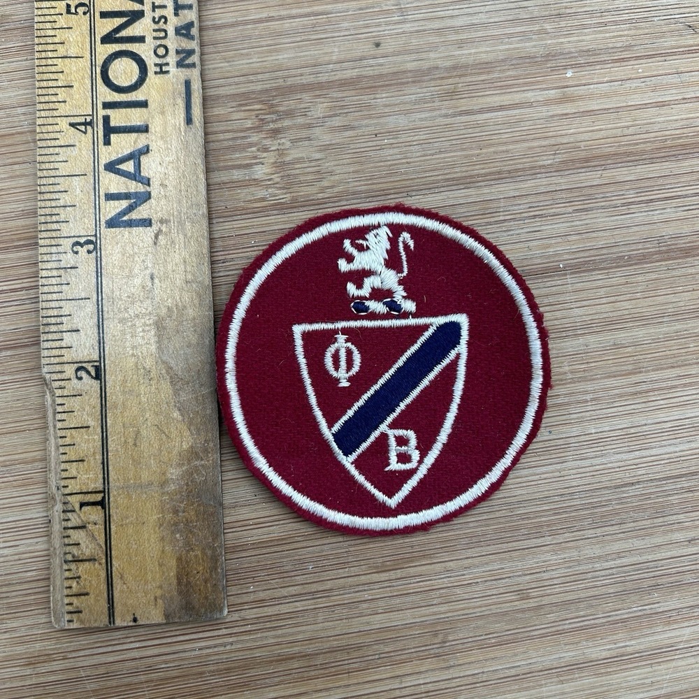 Phi Beta Vintage‎ Patch With Lion